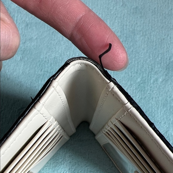 Kate Spade Black Embossed Floral Wallet - Picture 4 of 7